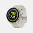 Montre GPS de course Suunto Run, coloris Frost Gray (bracelet silicone) — vue de trois-quarts