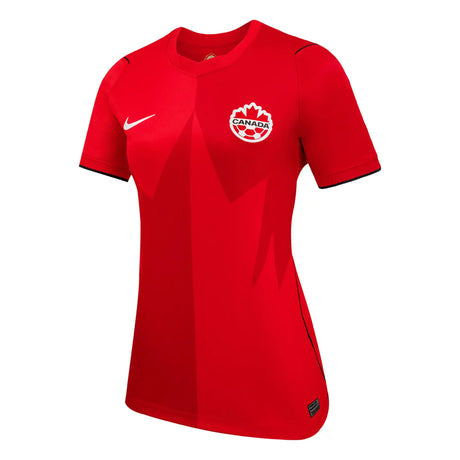 Maillot réplique domicile rouge Nike Canada Soccer 2026 pour femme