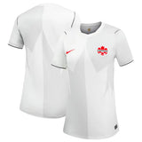 Canada Soccer 2026 White Home Stadium Nike Replica Jersey for Women