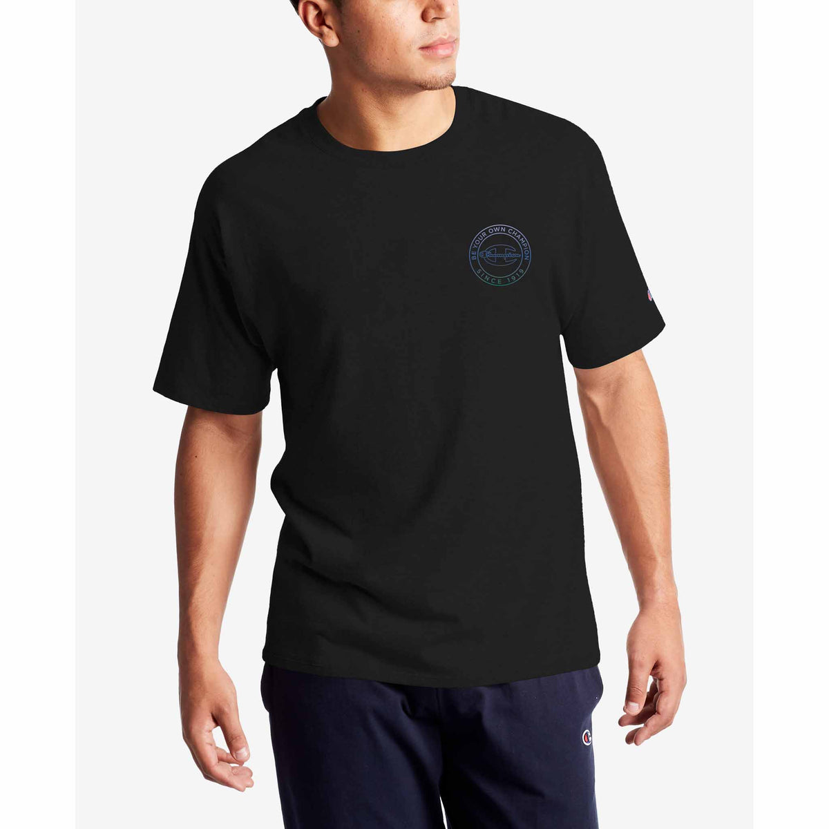 Champion Classic Graphic Tee T-shirt à manches courtes pour homme noir