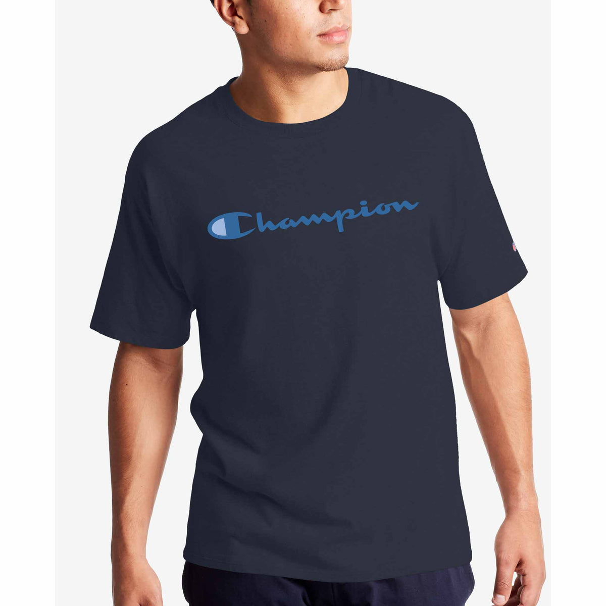 Champion Classic Graphic Tee t-shirt à manches courtes pour homme Navy
