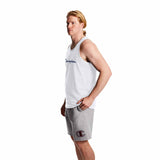 Champion Classic Graphic Tank T-shirt sport sans manches pour homme blanc vue de côté
