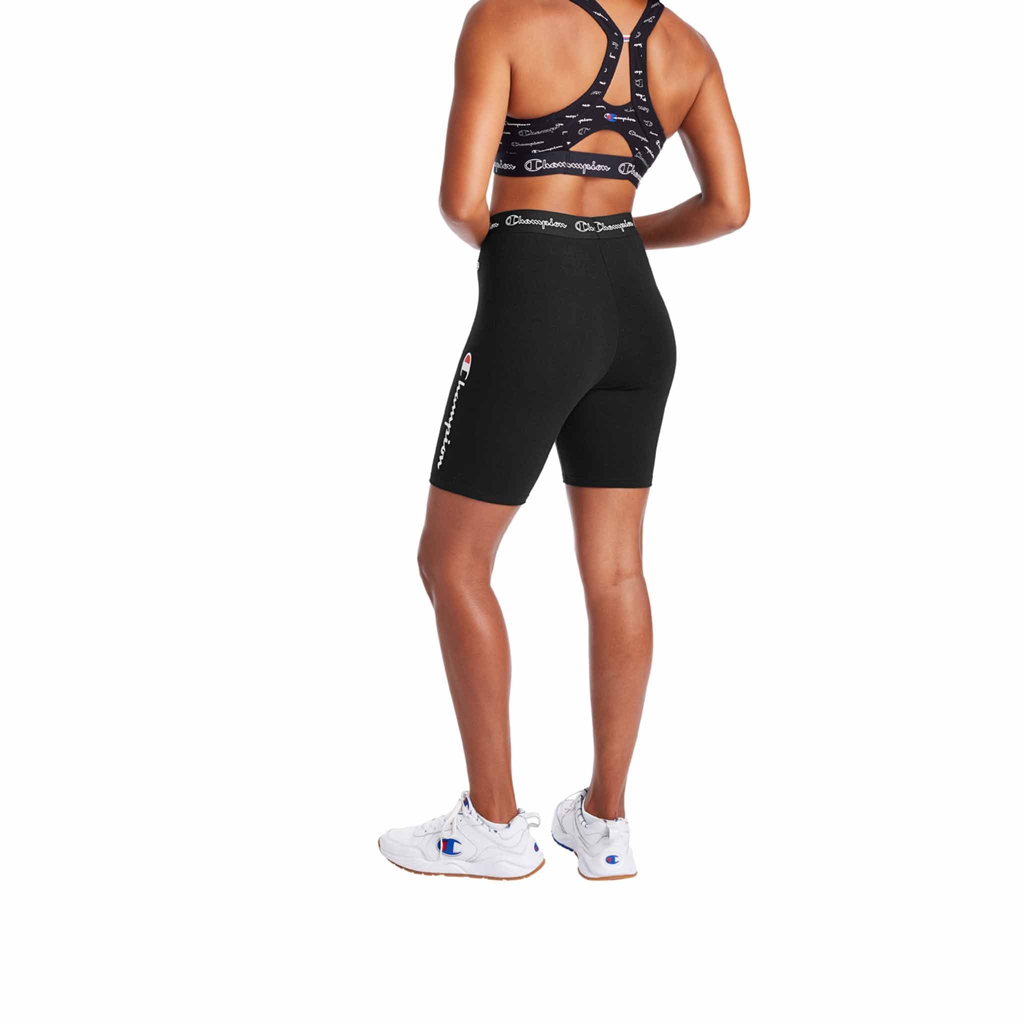 Champion Everyday Script Logo Bike Shorts for Women