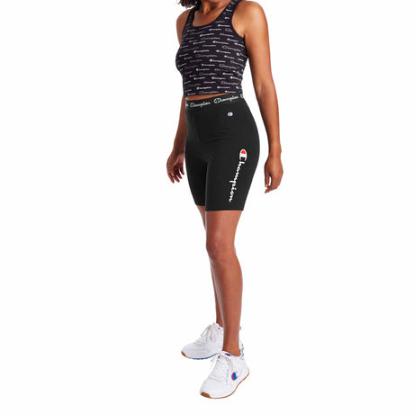 Champion Everyday Bike Short Script Logo short de style cuissard pour femme