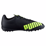 Puma evoSpeed 5.4 TT Turf chaussure de soccer noire jaune lv