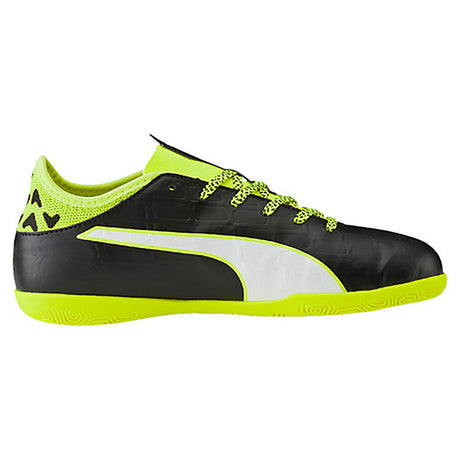 Puma evoTOUCH 3 IT JR indoor soccer shoes black yellow lv