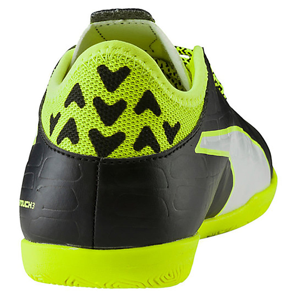 Puma evoTOUCH 3 IT JR indoor soccer shoes black yellow rv