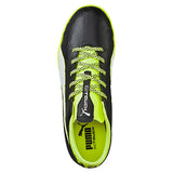 Puma evoTOUCH 3 IT JR indoor soccer shoes black yellow uv