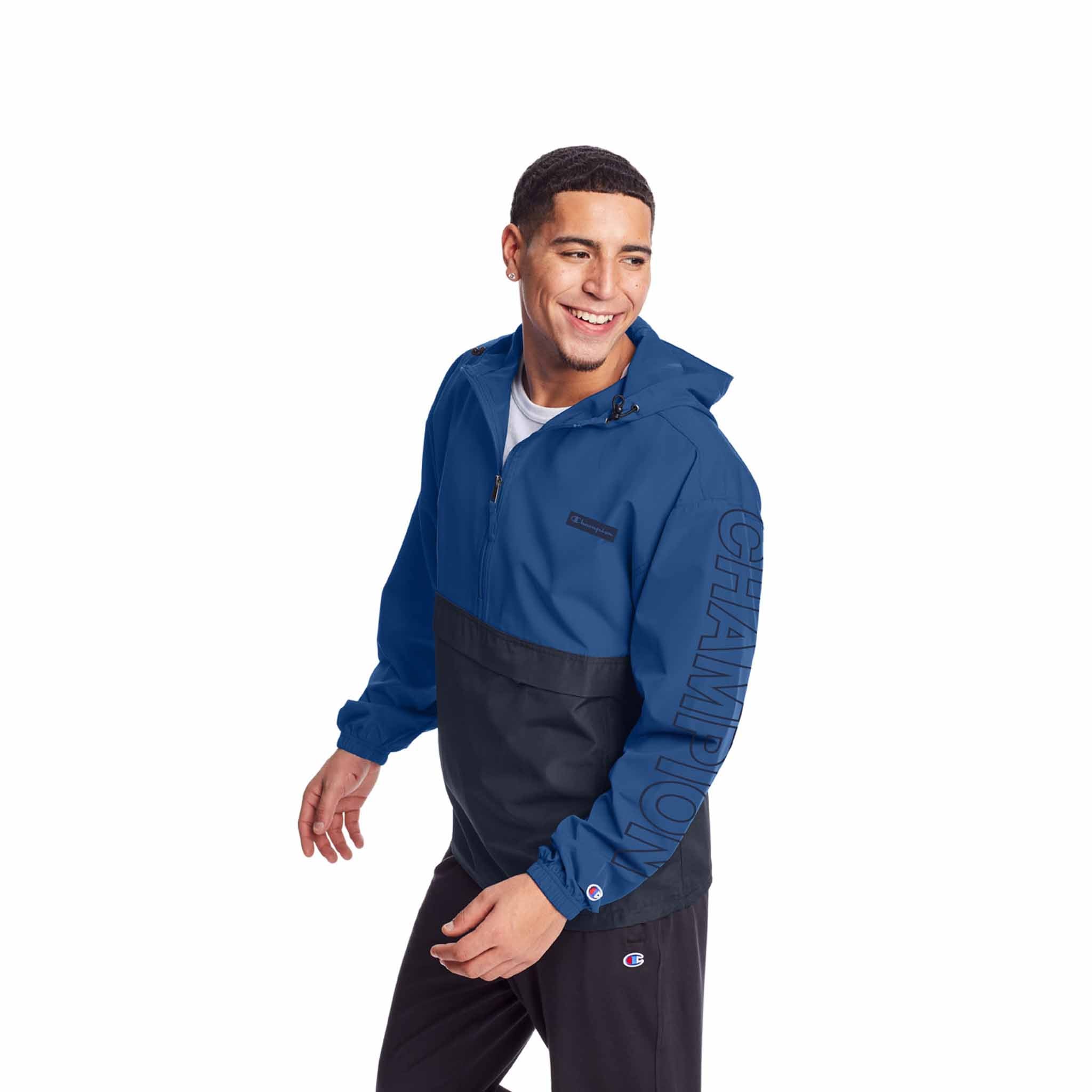 Champion colorblock packable jacket deals