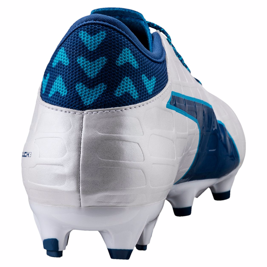 Puma evoTouch 3 FG soccer cleats white blue rv