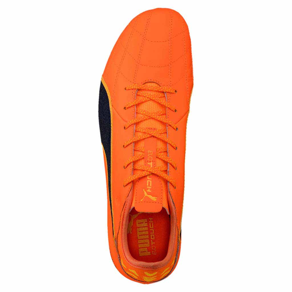 Puma evoTouch 3 FG soccer cleats orange blue uv