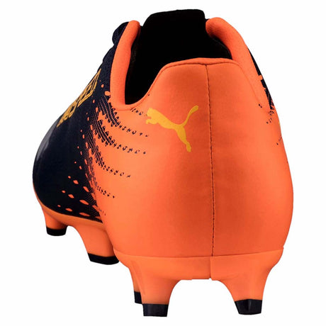 Puma evoSPEED 17.4 FG soccer cleats orange blue rv