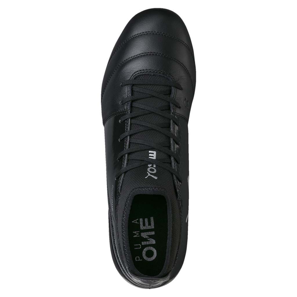 Chaussure de soccer Puma ONE 17.3 FG black vue dessus