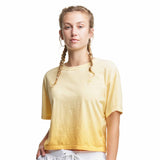 Champion Cropped Ombre Tee t-shirt pour femme Adobe Wall Tan Ombre