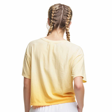 Champion Cropped Ombre Tee t-shirt pour femme Adobe Wall Tan Ombre vue de dos