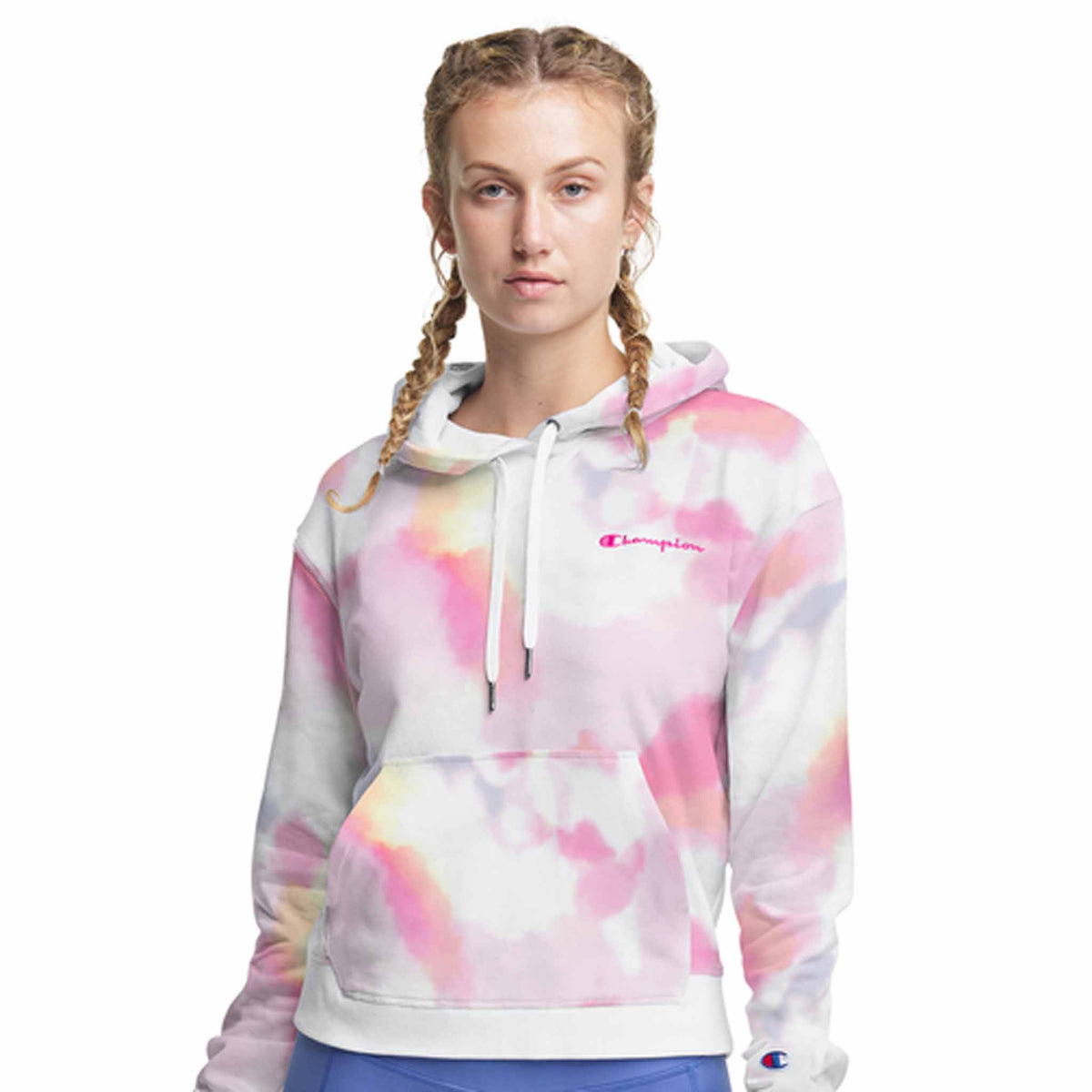 Champion Campus French Terry Hoodie Script Logo pour femme