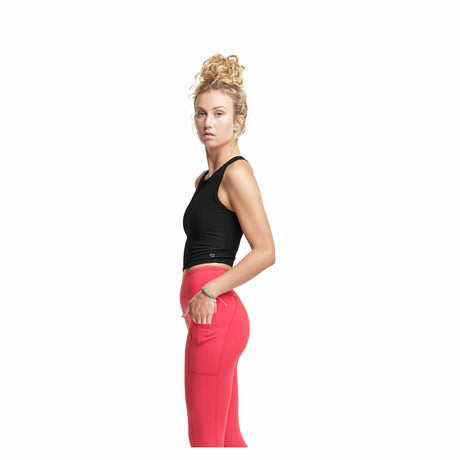 Champion Absolute Eco Crop Top camisole pour femme noir vue de côté