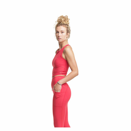 Champion Absolute Eco Crop Top camisole pour femme red persuasion vue de côté