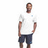 Champion Classic Contrast Stitch Tee T-shirt avec logo C pour homme blanc