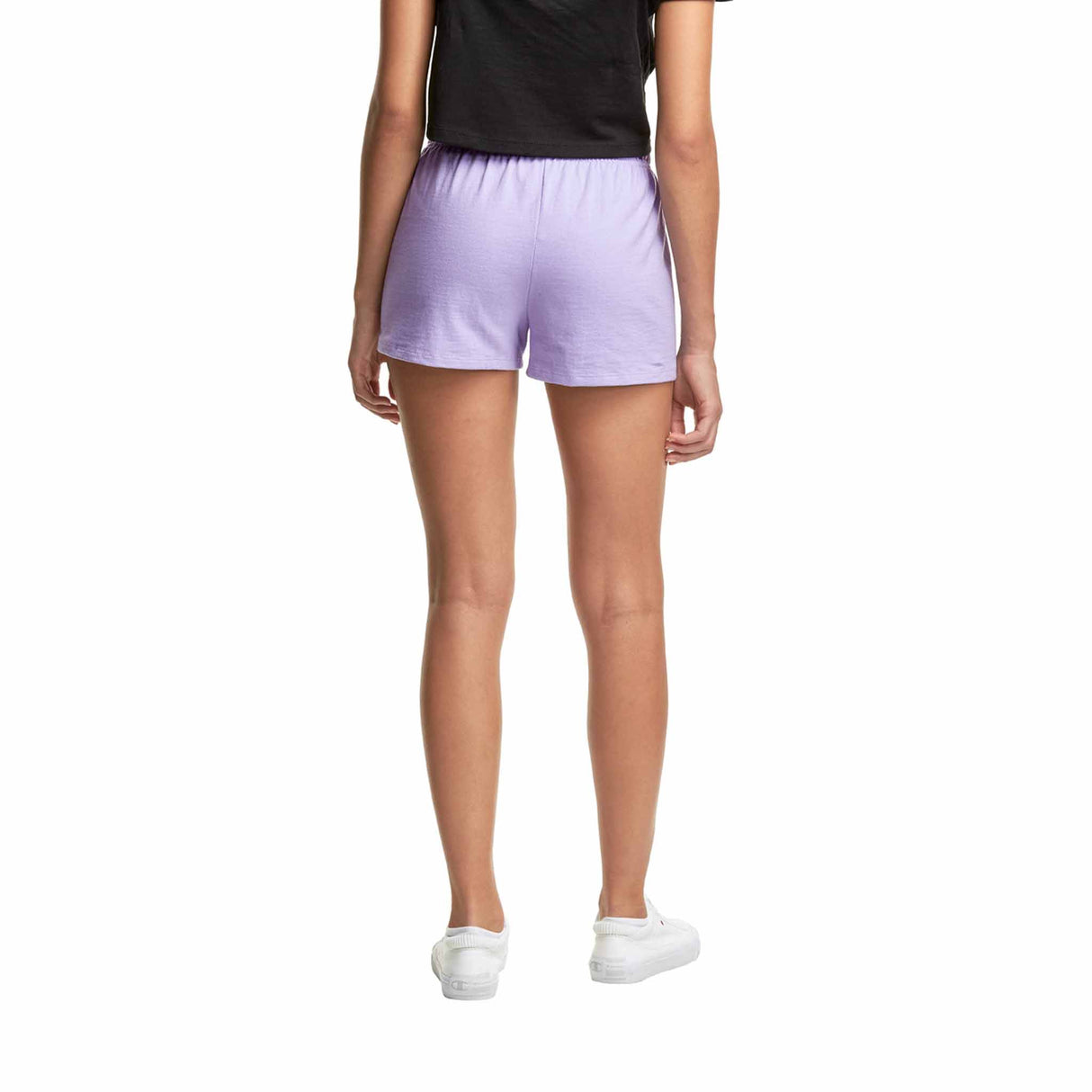 Champion Practice Short Contrast Stitch Short sport pour femme Enchanted Lilac vue de dos