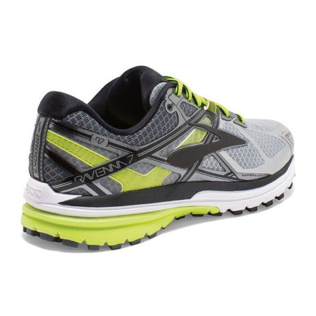 Brooks Ravenna 7 chaussure de course a pied homme argent lime lv3