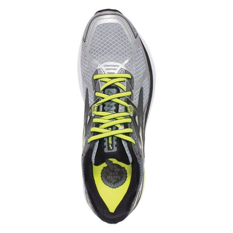 Brooks Ravenna 7 chaussure de course a pied homme argent lime uv