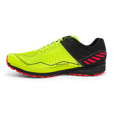 Brooks Mazama chaussure de course a pied trail homme jaune noir rouge lv3