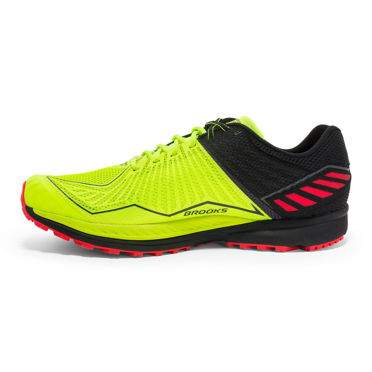 Brooks Mazama chaussure de course a pied trail homme jaune noir rouge lv3