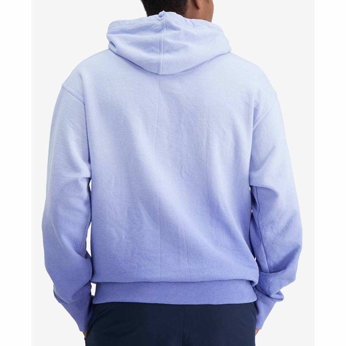 Champion Powerblend Ombre Hoodie Sweatshirt à capuchon pour homme Ombre Iris Purple vue de dos