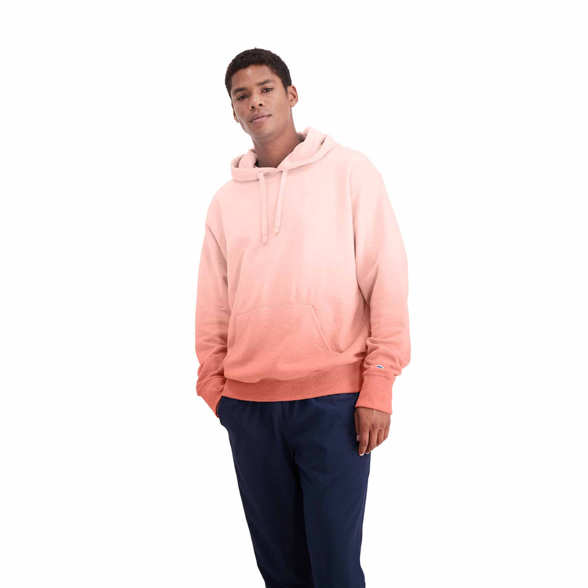 Champion Powerblend Ombre Hoodie Sweatshirt à capuchon pour homme Ombre Ginger Red 2