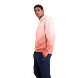 Champion Powerblend Ombre Hoodie Sweatshirt à capuchon pour homme Ombre Ginger Red vue de côté