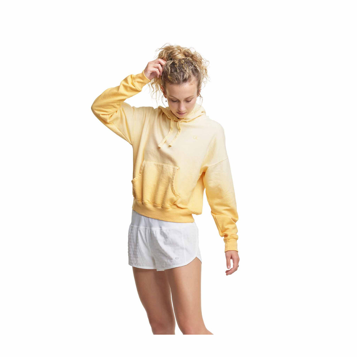 Champion Powerblend Relaxed Ombre Hoodie Chandail à capuche pour femme Adobe Wall Tan Ombre
