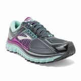 Brooks Glycerin 13 chaussure de course a pied femme gris mauve turquoise lv1