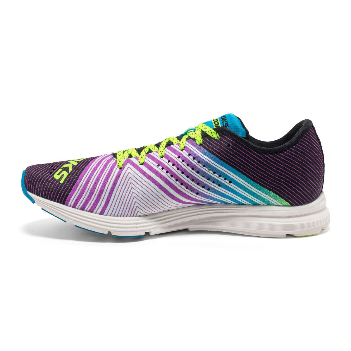 Brooks Hyperion chaussure de course a pied femme pourpre bleu lv3