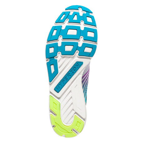 Brooks Hyperion chaussure de course a pied femme pourpre bleu semelle