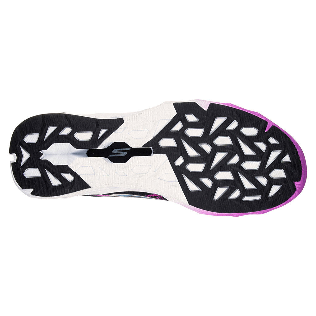 Soulier de course à pied femme Skechers GO meb Speed 4 noir violet vue semelle