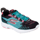 Skechers Go Run 5 chaussures de course à pied femme noir turquoise lv