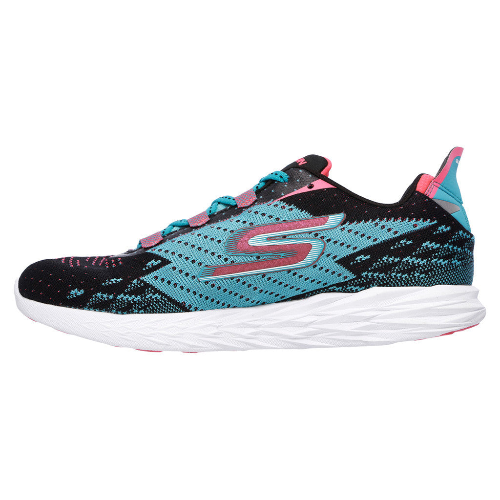 Skechers Go Run 5 chaussures de course à pied femme noir turquoise lv2