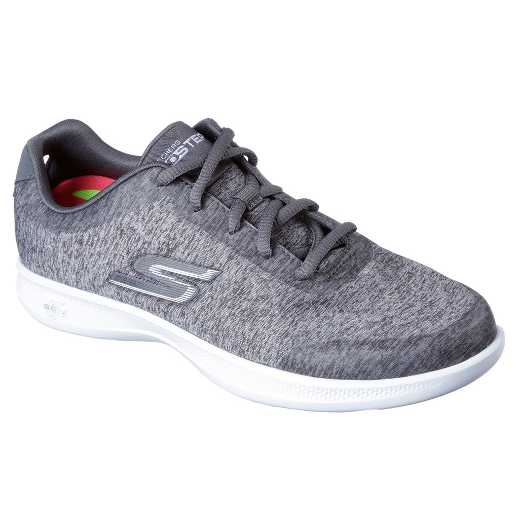 Chaussures de marche femme Skechers GoStep Lite-Beam gris vue laterale