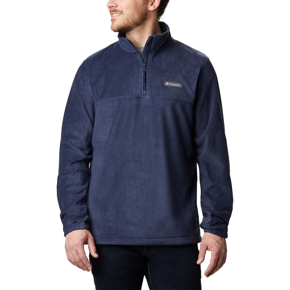 Columbia Steens Mountain demi-zip chandail laine polaire marine homme