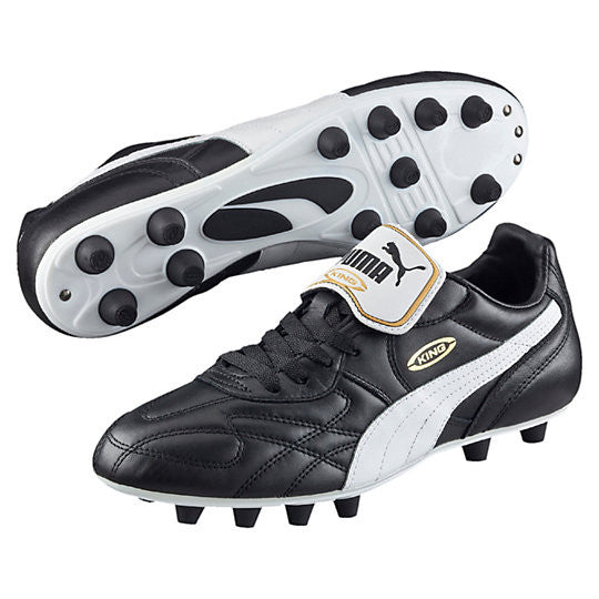 Puma King Top di FG soccer cleats black white pair