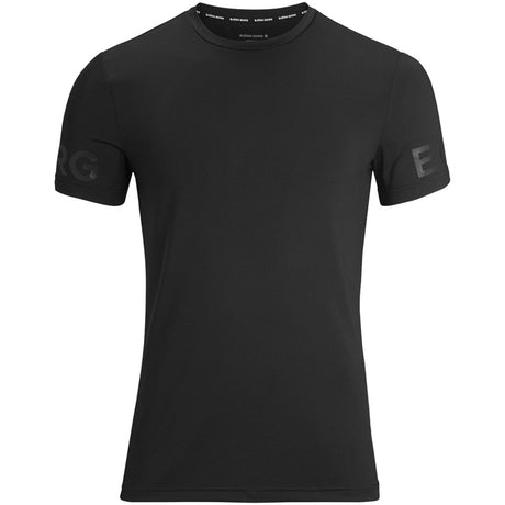 T-shirt homme Bjorn Borg Palmer Tee-Performance men's t-shirt noir Soccer Sport Fitness