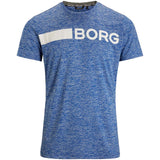 Bjorn Borg Alfie Tee T-shirt sport pour homme bleu Soccer Sport Fitness