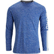 Bjorn Borg Aaron T-shirt manches longues sport pour homme bleu Soccer Sport Fitness