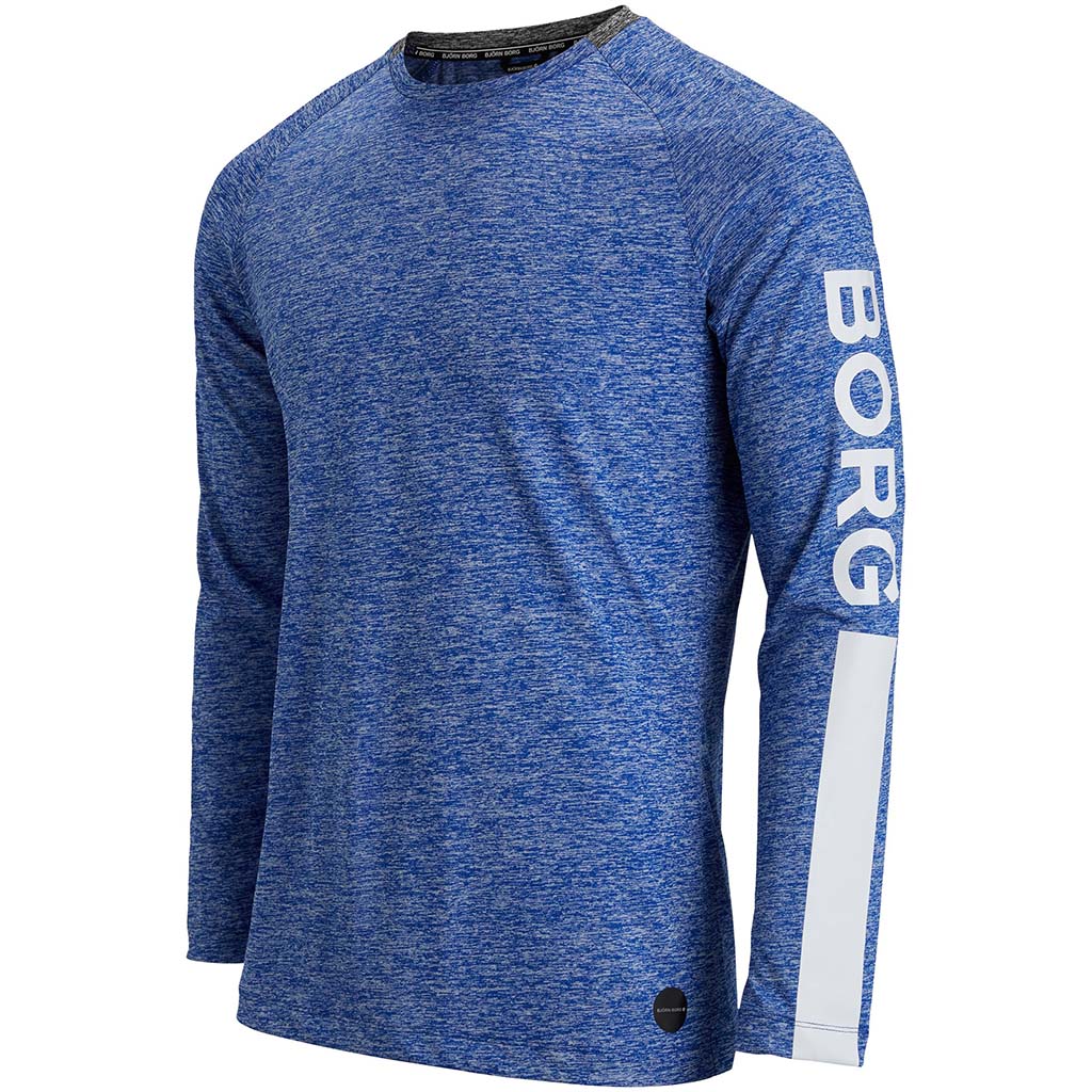 Bjorn Borg Aaron T-shirt manches longues sport pour homme bleu vue 2 Soccer Sport Fitness