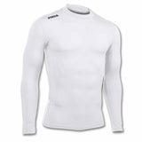 JOMA Brama Academy maillot thermique de compression sport manches longues blanc 