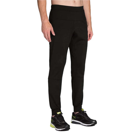 Pantalon de course à pied Brooks Threshold pour homme noir live Soccer Sport Fitness