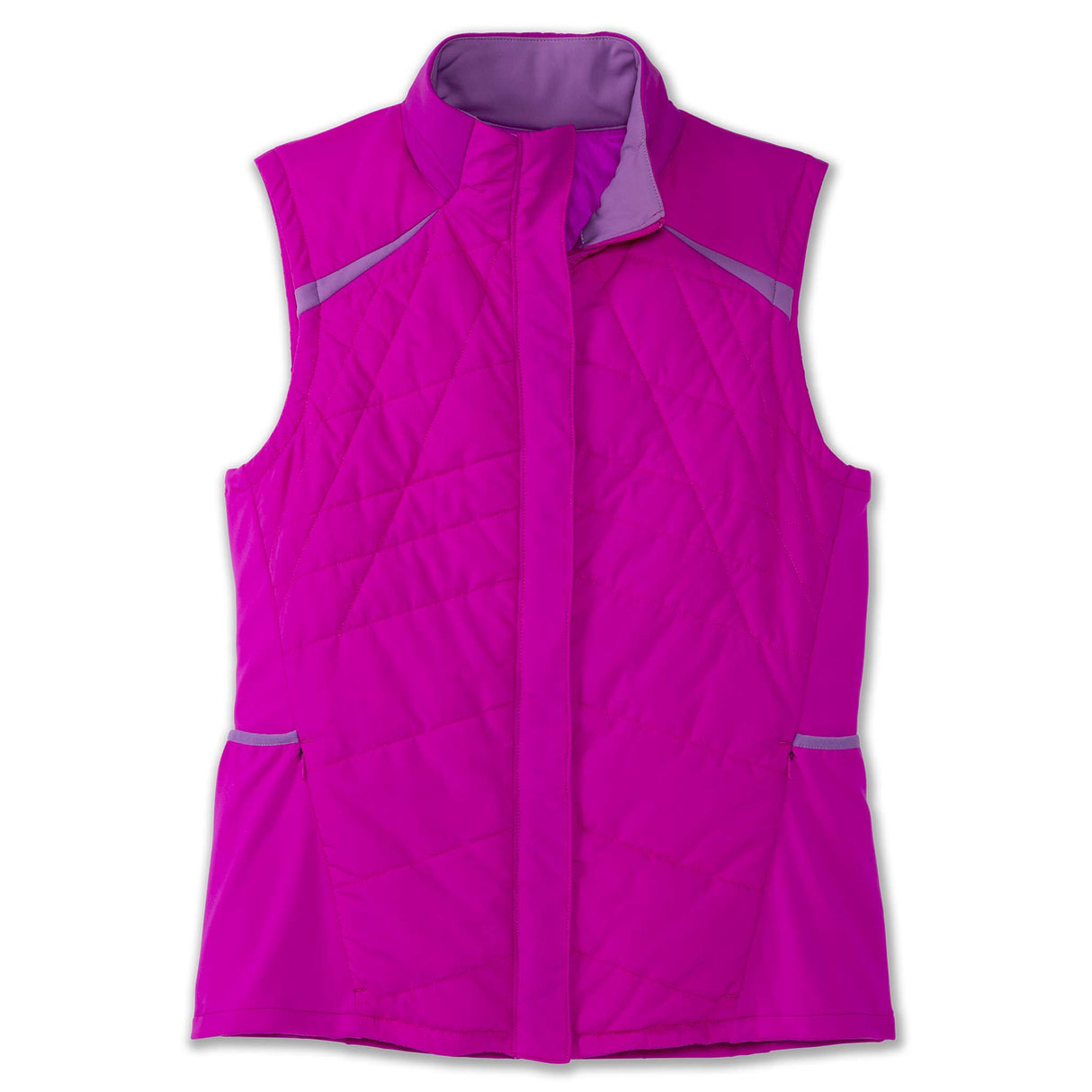 Brooks Shield Hybrid Veste sans manches de course à pied magenta femme