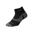 2XU 1/4 Crew Vectr Merino Light Cushion run socks black titanium