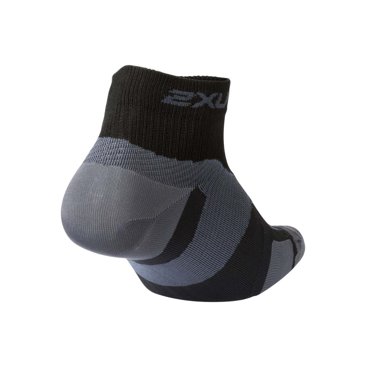 2XU 1/4 Crew Vectr Ultralight Cushion run socks black titanium talon